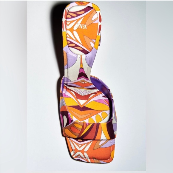 Zara paisley block heel - Picture 1 of 8